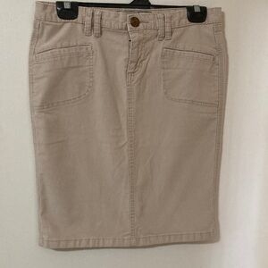 Old Navy Tan Pencil Skirt